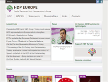 Tablet Screenshot of hdpeurope.com